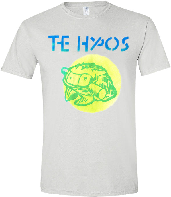 The Hypos screen printed t-shirt with frog guiro design