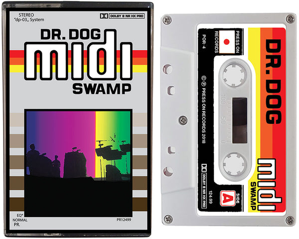 Dr. Dog cassette tape album cover of Midi Swamp