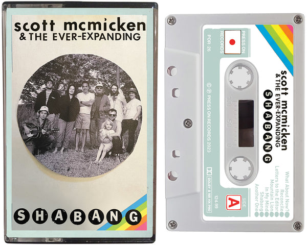 Shabang cassette tape by Scott McMicken and THE EVER-EXPANDING